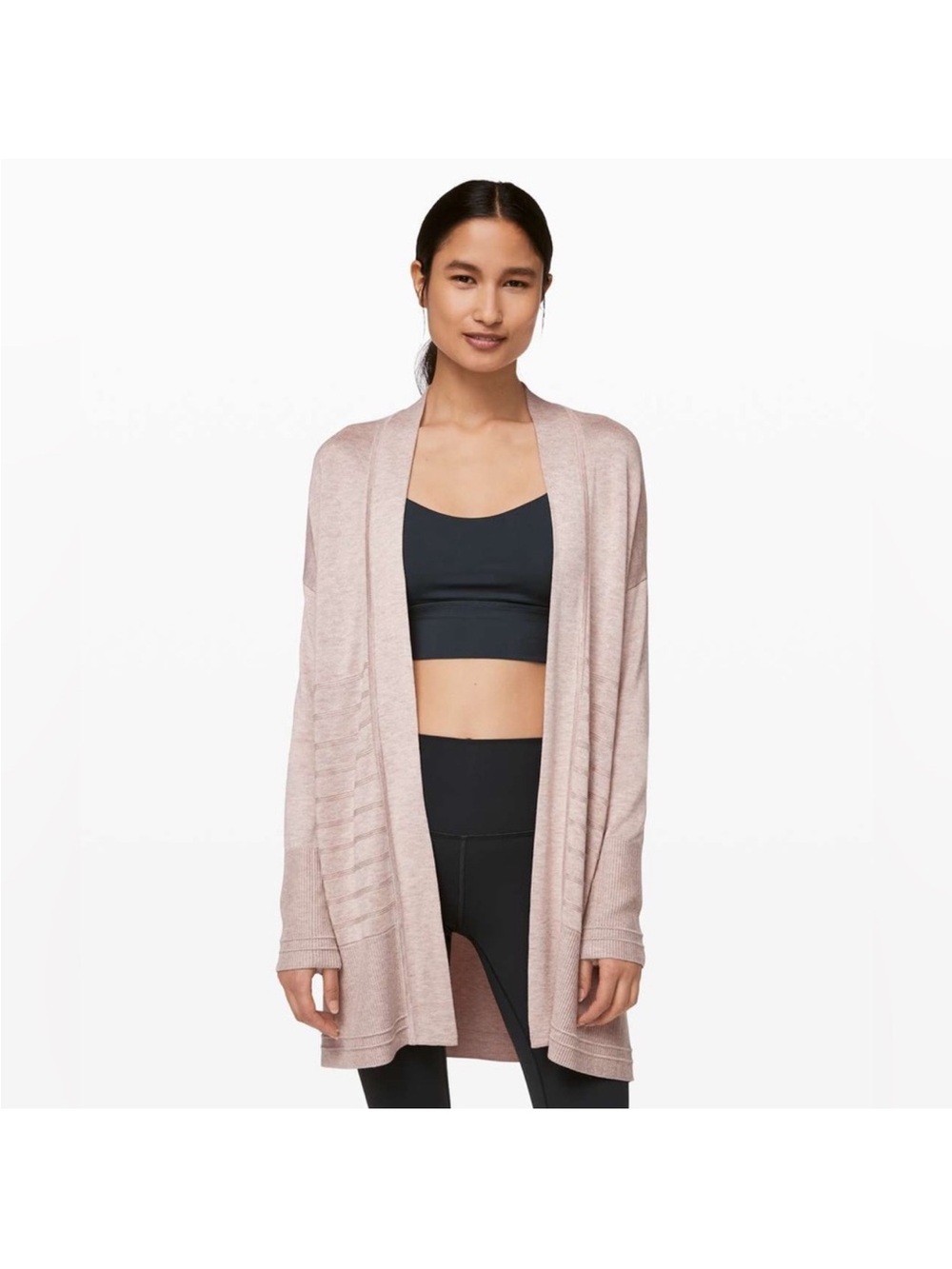 Lululemon- Light Taupe Open-Front Women’s Cardigan Sweater size 6-8?